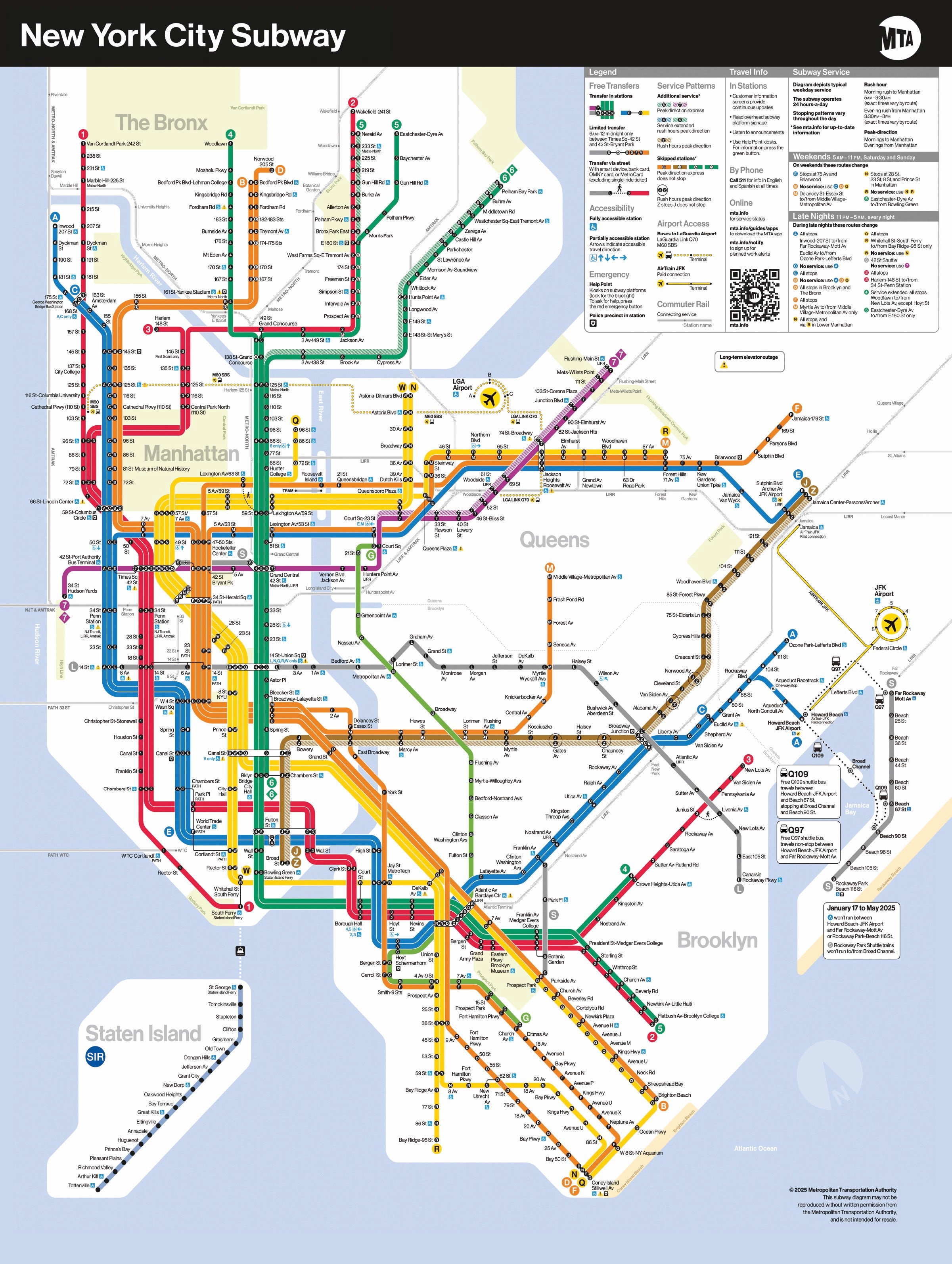 New York Subway Map Image 3